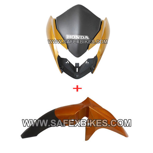 FRONT MUDGUARD WITH FRONT FAIRING TWISTER ZADON Motorcycle Parts